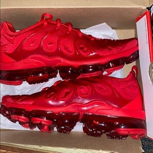 Nike All red Vapermax Never worm!
